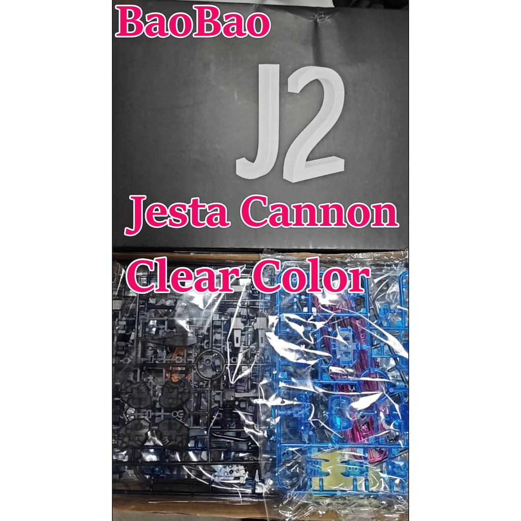 BAOBAO J2 (สีใส) Jesta Cannon hg Jesta Cannon Gundam Assembly Model