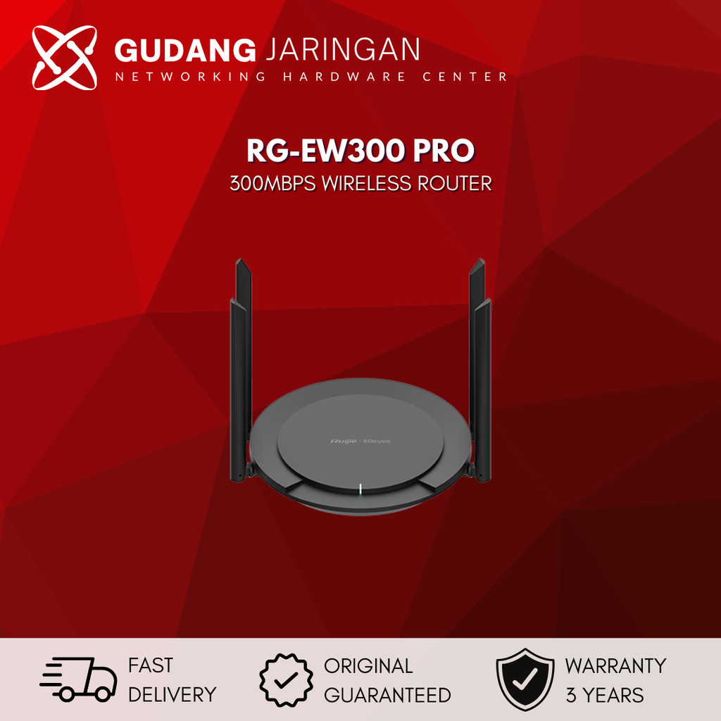 RUIJIE RG-EW300 PRO RUIJIE REYEE 300MBPS เราเตอร์อัจฉริยะไร้สาย