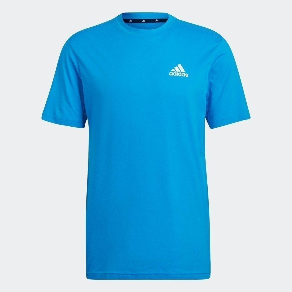 adidas Gym & Training เสื้อยืด AEROREADY Designed to Move Feelready Sport ผู้ชาย สีน้ำเงิน HD4115