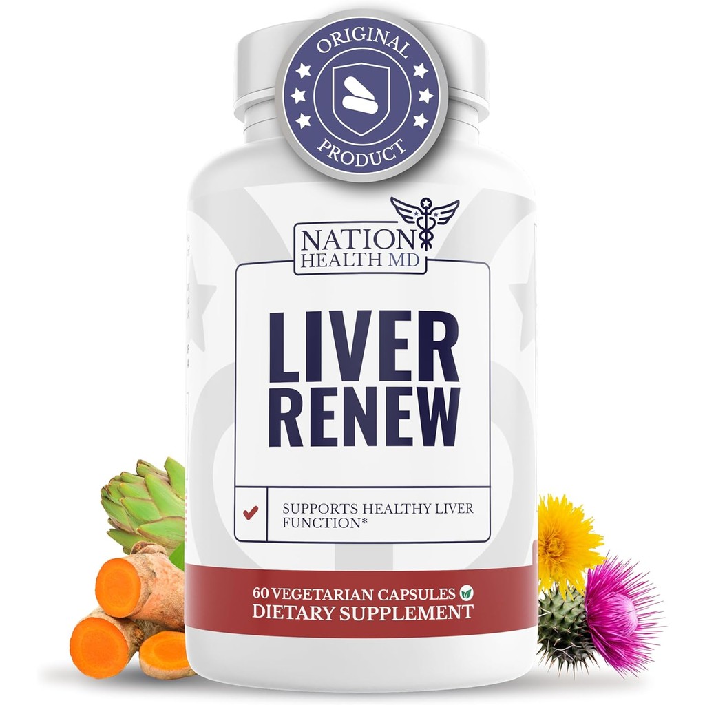 Liver Renew - Liver Cleanse Detox & Repair - Liver Support Supplement with Artichoke Extract