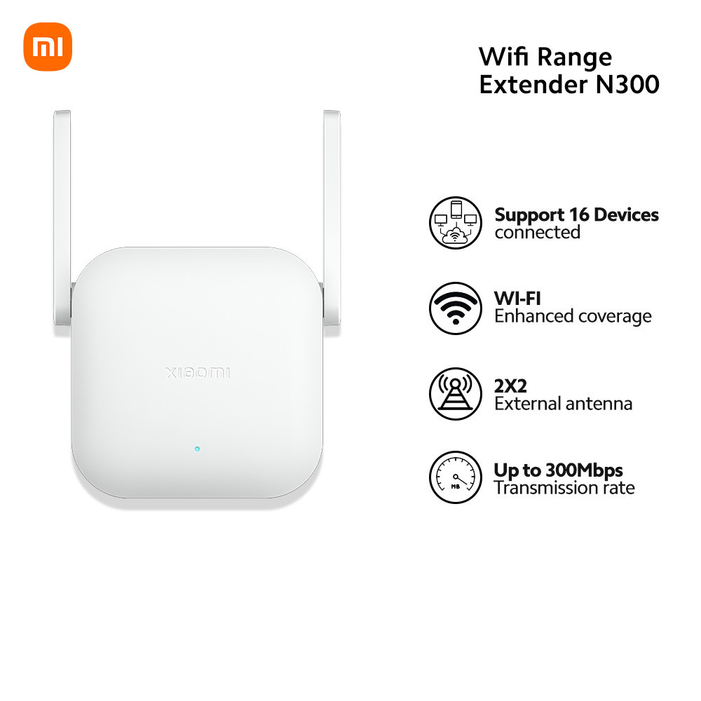 ส่งด่วน Xiaomi Mi Wifi Range Extender N300 ตัวขยายสัญญาณ Wifi