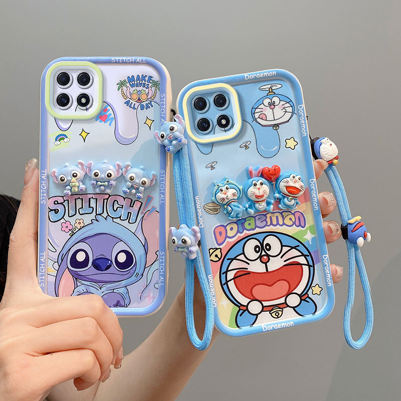 เคส Oppo A73 5G/A72 5G สวย 3D ตุ๊กตาเคสโทรศัพท์แบบนุ่ม XXTYGZ3