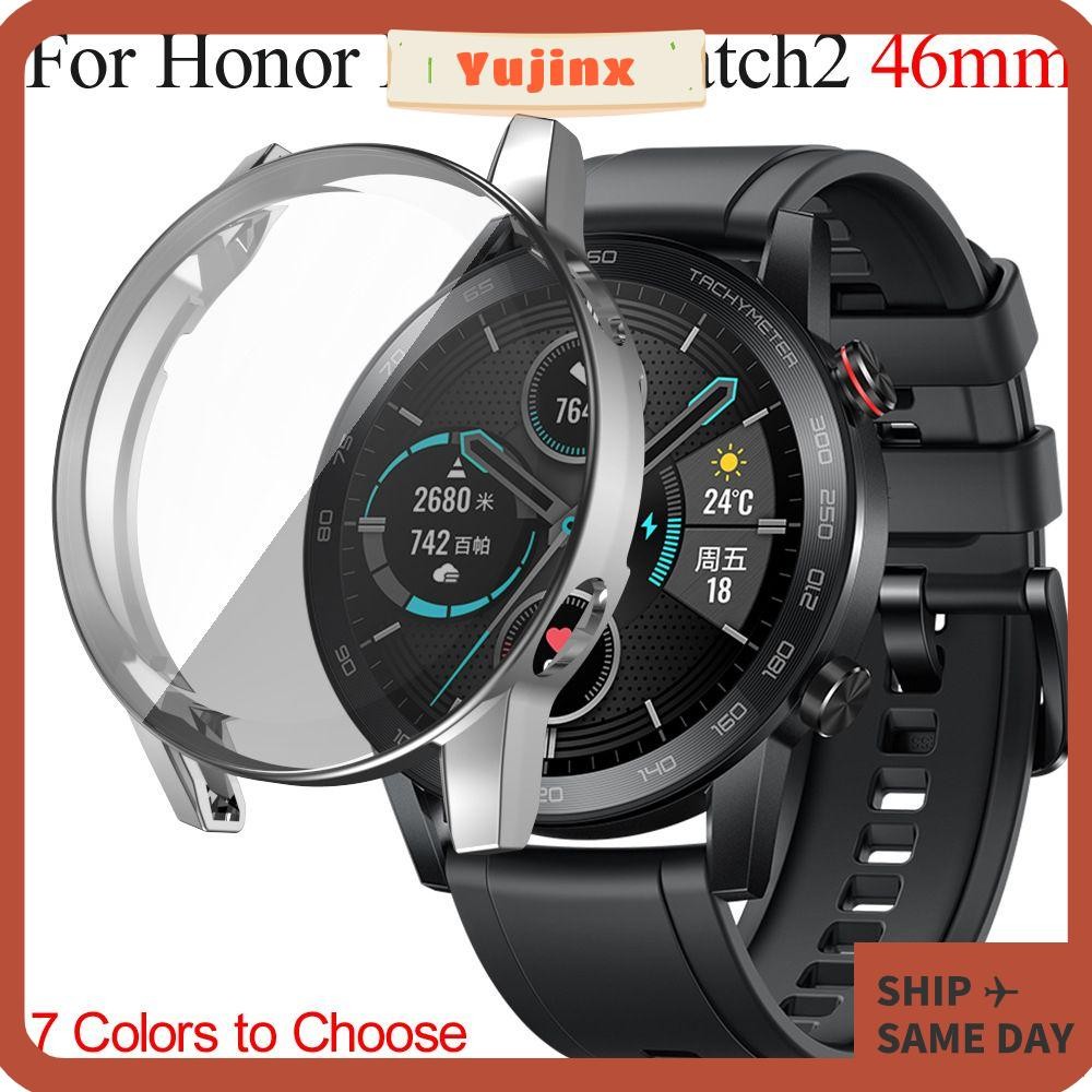 YUJINX ป้องกันหน้าจอ Soft Luxury Ultra Thin 360 เต็มรูปแบบสําหรับ Honor Magic Watch 2 46 มม.