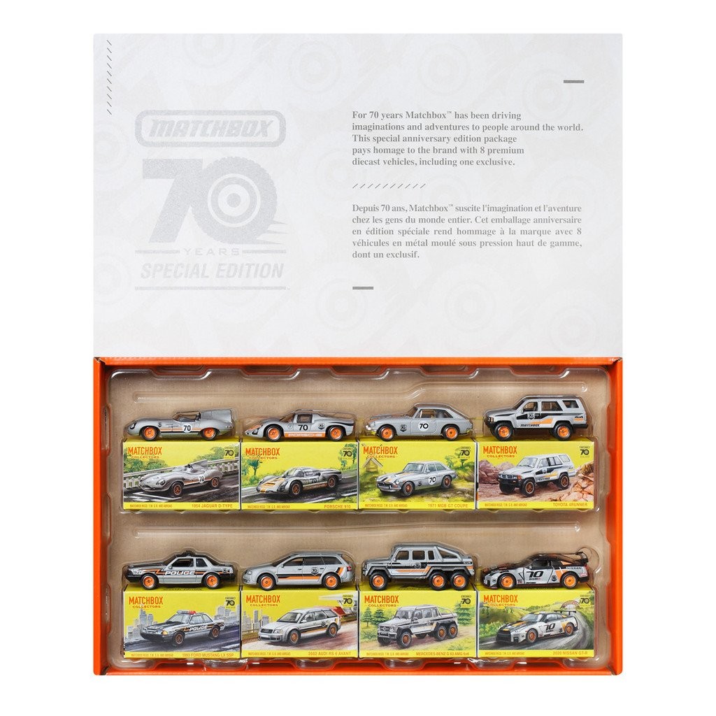 [925hot] MATCHBOX70th Anniversary Collection Set GBJ48 Collector Series Gift Box Alloy Car ของเล่นเด