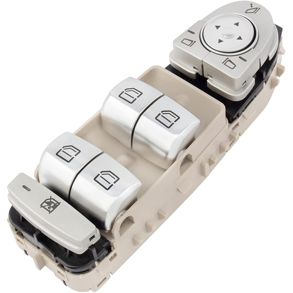 สวิตช์กระจกไฟฟ้าหลักด้านข้างคนขับด้านหน้าสําหรับ Mercedes-Benz C300, C350e, C43 AMG, C63 AMG, C63 AM