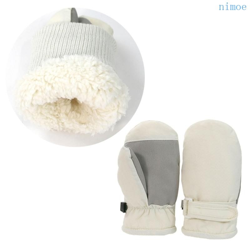 Nio Anti-Skid Mittens สำหรับเด็ก ถุงมือสกีกันลมหนาวและกันน้ำ ออกแบบพิเศษสำหรับเด็ก