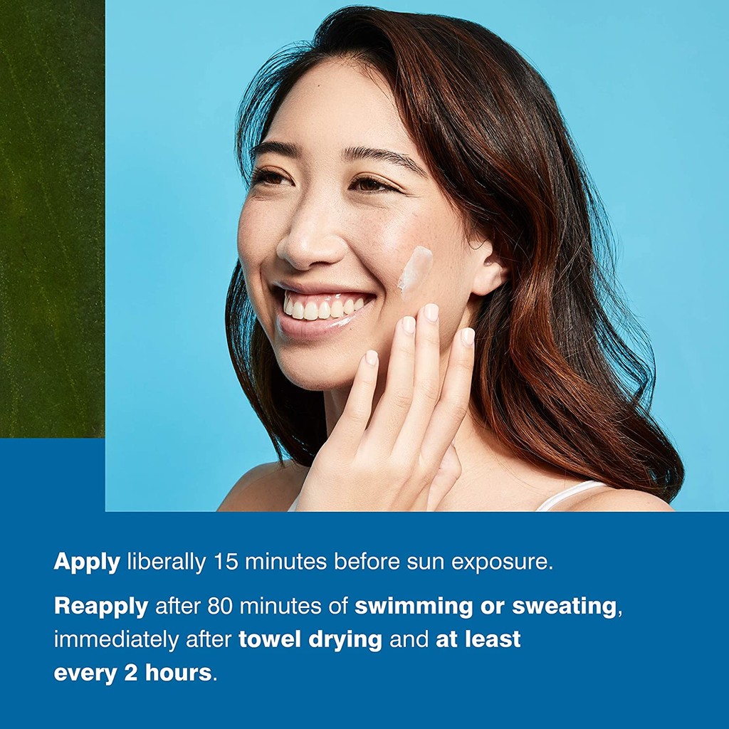 COOLA Organic Face Sunscreen & Sunblock Lotion, SPF 50白茶香