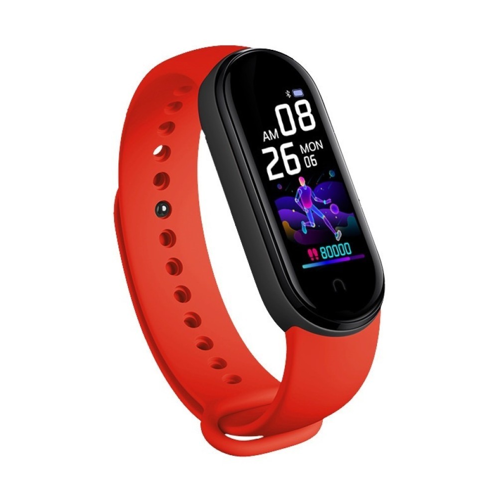 M6สมาร์ทนาฬิกาผู้ชายผู้หญิง Heart Rate Monitor บลูทูธกีฬา Smartwatch สายรัดข้อมือกันน้ำสำหรับ Apple Watch Huawei Xiaomi ✨sulphur289.th✨
