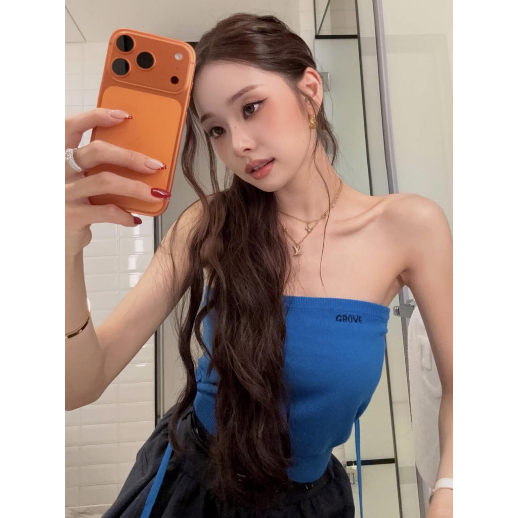 Freezia GROVE ELENA KNIT TUBE TOP