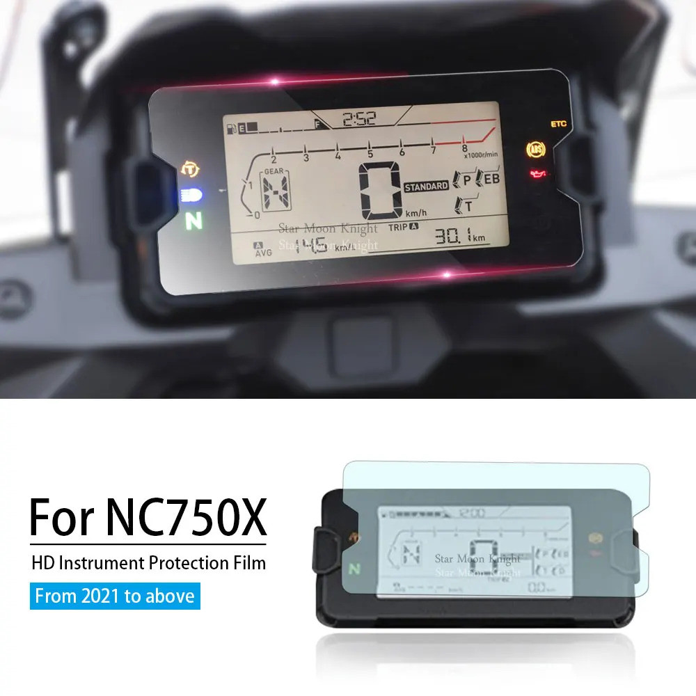 สําหรับ Honda NC750X NC 750 X NC750 X 2021 - รถจักรยานยนต์ Speedometer Scratch Cluster ป้องกันหน้าจอ