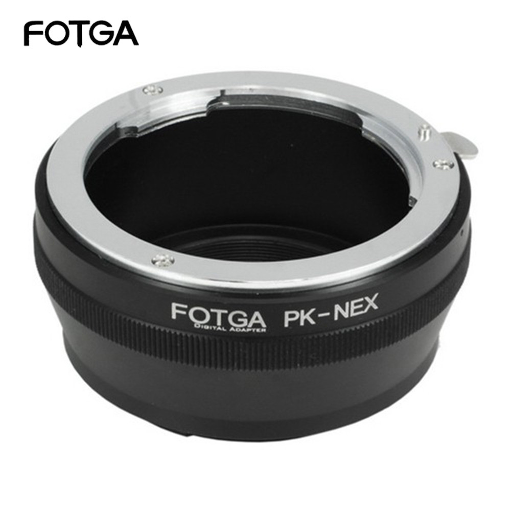localcamera-TH Andoer PK-NEX อะแดปเตอร์แหวนดิจิตอลสำหรับเลนส์ Pentax PK K Mount ถึงกล้อง Sony NEX E-