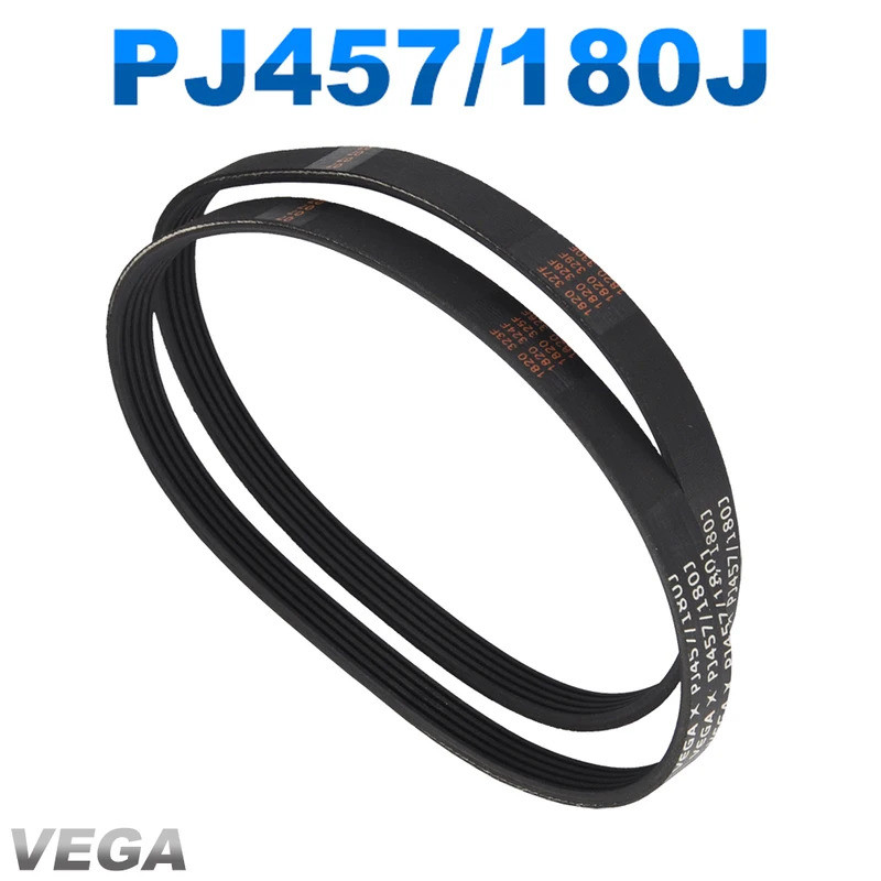 VEGA V-Belt PJ457 180J 3/4/6/7/8/9/10 ซี่โครงสําหรับ DIY RC รุ่นมอเตอร์เครื่องยนต์เข็มขัด
