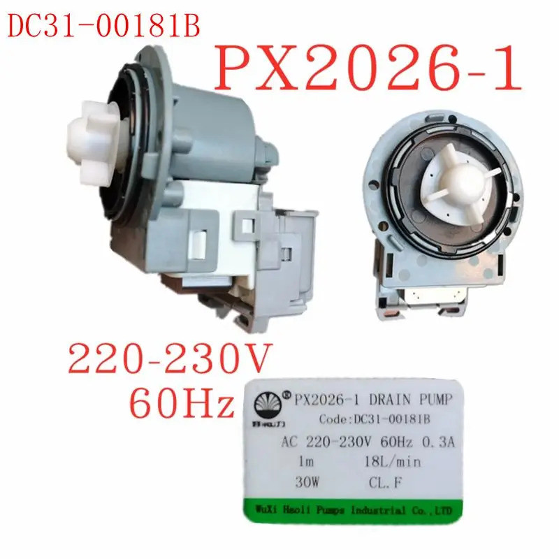 สําหรับมอเตอร์ปั๊มระบายน้ําเครื่องซักผ้า PX2026-1 DC31-00181B อะไหล่