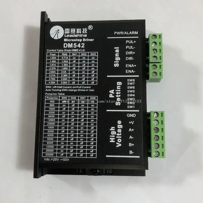 Original Leadshine DM542 M542C DM542S 57 Stepper Motor Driver M542 M542-05 controller driver board t