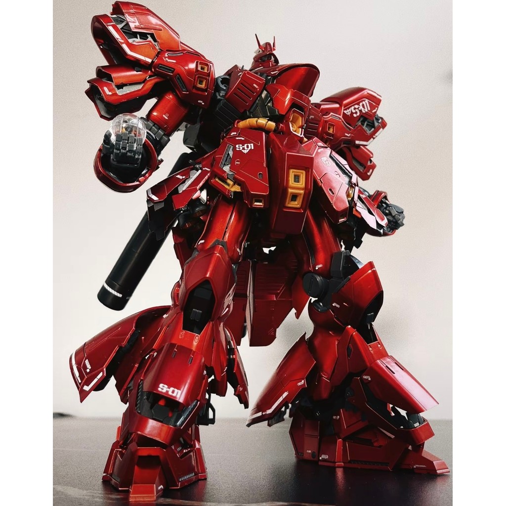 พร้อมสต็อก SF จัดส่งฟรี Taipan MG Electroplating Sazabi 6631S Electroplating มาพร้อมไฟหน้า Water Sti