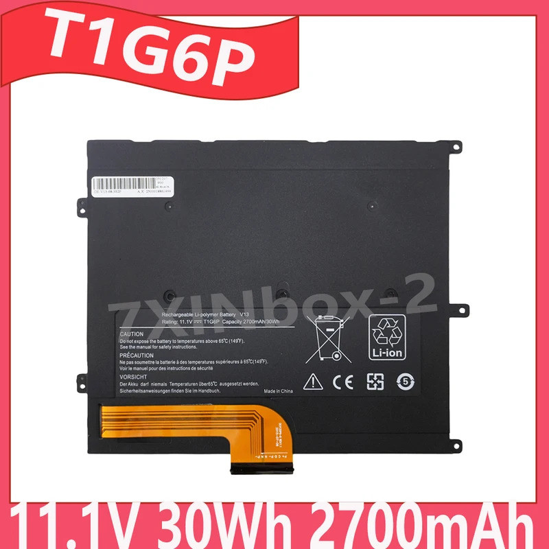 T1G6P 11.1V 30Wh 2700mAh OEM แบตเตอรี่แล็ปท็อปสําหรับ Dell V13 V130 V1300 V13Z series 0NTG4J 0PRW6G 