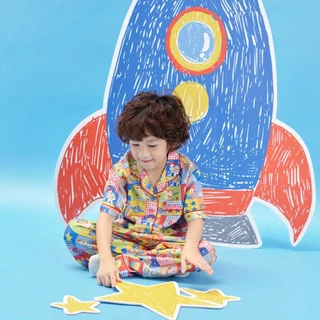 Josilins ชุดนอน เด็ก ลิขสิทธิ์ Disney Pixar Toy Story คอลเลคชัน Toy box memories ผ้าโมดัล