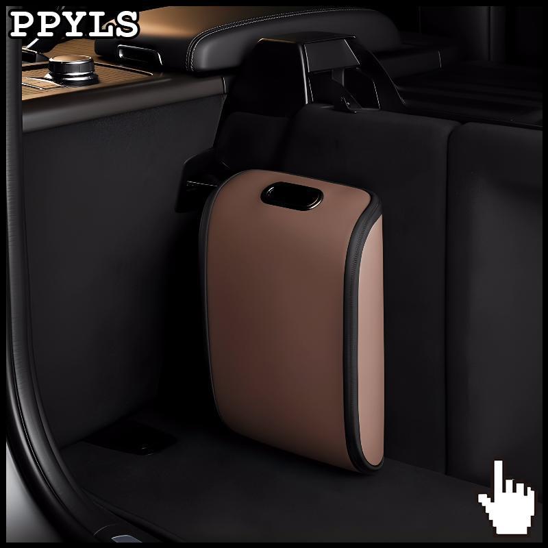 PPYLS ที่เก็บรองเท้าในรถยนต์ Artifact ความจุขนาดใหญ่ 2 กล่องรองเท้า Space Saver Trunk Organizer สําหรับการเดินทางครอบครัวใหม่