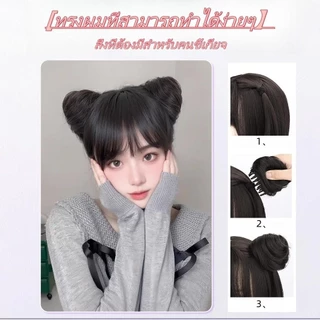 กิ๊บติดผมวิก กิ๊บมวยผมลอ สีดำ เสกผมสวย ผมดูหนา ดูมีวอลลุ่ม สไตล์เกาหลี ขนาดใหญ่ แฟชั่น ins คุณภาพสูง ใช้ซ้ำได้ ส่งเร็ว