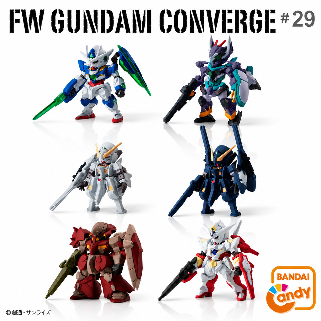 FW GUNDAM CONVERGE 29 ได้ครบ 6 ตัว ต่อ 1 เซต Made in Japan