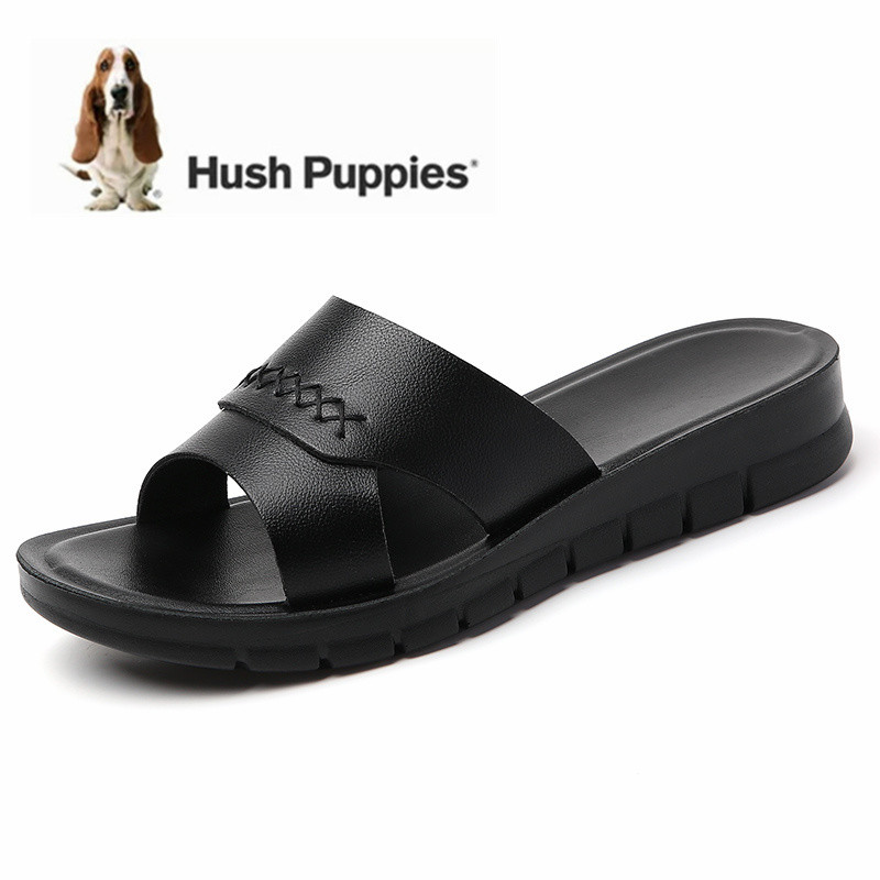 Hush puppies รองเท้าผู้หญิงแบบสวมรองเท้าหญิง หนังลําลอง รองเท้าผู้หญิงขนาดใหญ่ 40 41 ผู้