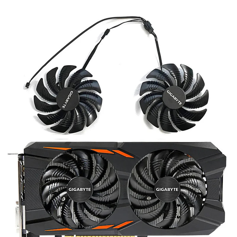 *PLD09210S12HH T129215SU 88 มม.4pin 0.5A RX570 580 พัดลม GPU สําหรับ Radeon Aorus RX580/570 Gigabyte