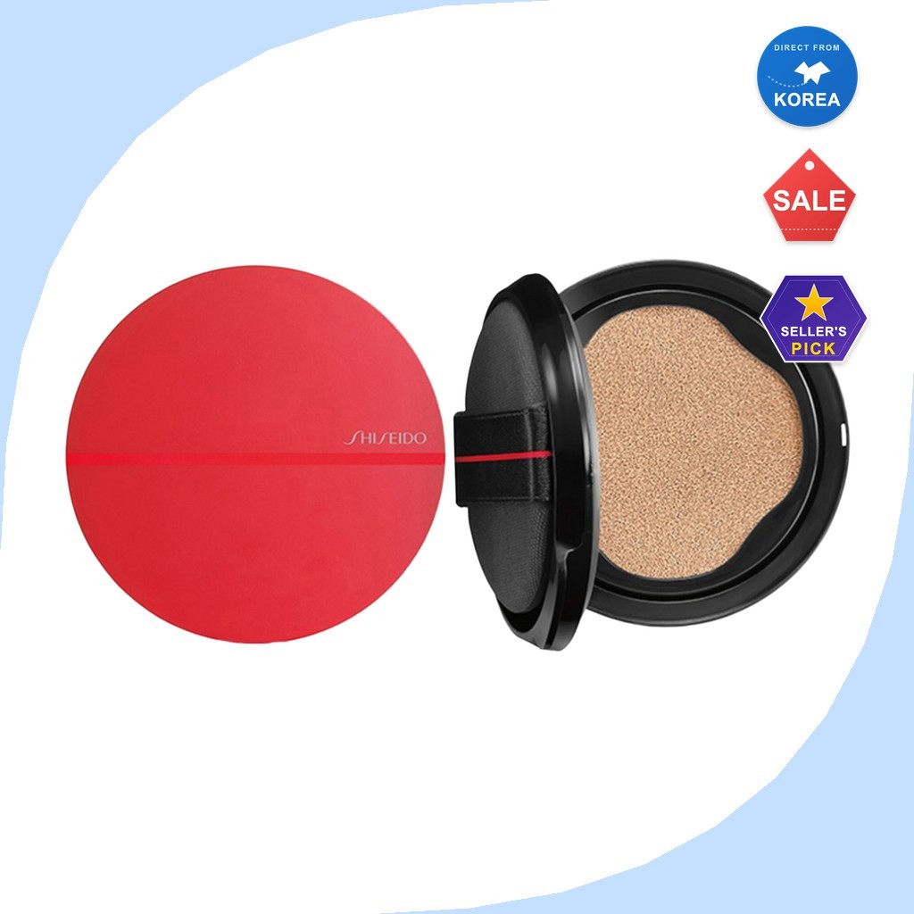 [ shiseido] Synchro Skin Glow Cushion Compact Case + Refill, 13g, Neutral 1.5 ชุด 1 by Studio Seoul
