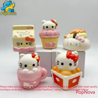 Hello Kitty Squishy ของเล่นความเครียดบรรเทาของเล่น Kawaii ตุ๊กตานิ้วมือกด Rebound Vent ความวิตกกังวล Oreo ช้า Rebound Sensory Fidget สําหรับเด็กผู้ใหญ่ของขวัญวันเกิด