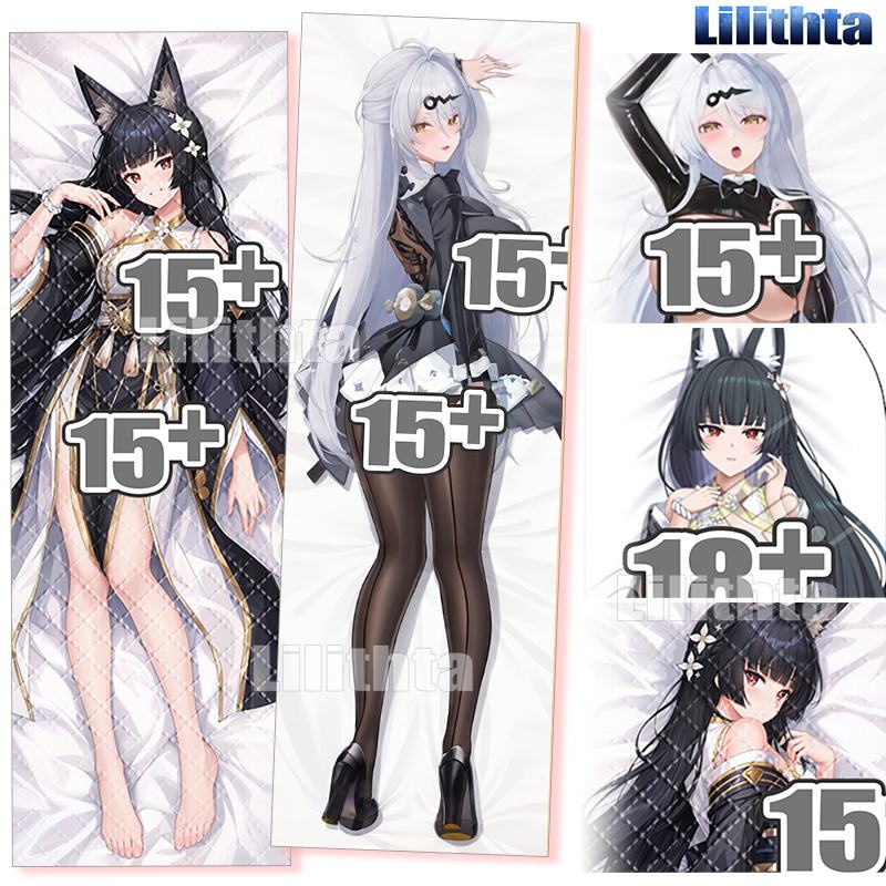 Dakimakura ปลอกหมอน Zenless Zone Zero Yixuan และ Hoshimi Miyabi Body-pillow Cover Custom Made
