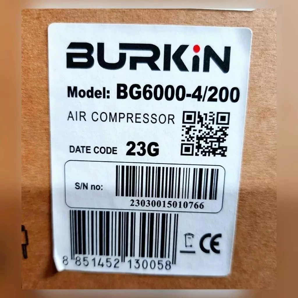 BURKIN ปั๊มลมออยฟรี BK-CE-AC-BG6000-4/200 เสียงเงียบ 6000W 200ลิตร ปั๊มลม ไร้น้ำมัน BK-CE-AC-BG6000-4/200 thumbnail 4