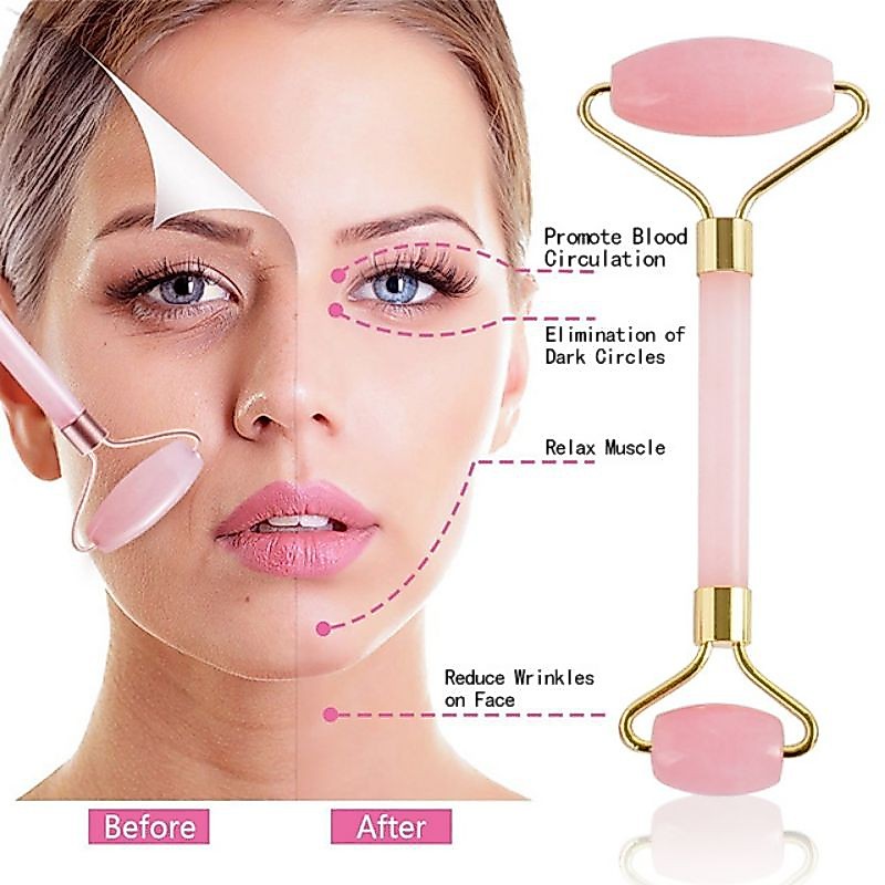 คริสตัลธรรมชาติคริสตัล Rose Quartz Roller / คริสตัลธรรมชาติ Rose Quartz Roller / Semula jadi kristal