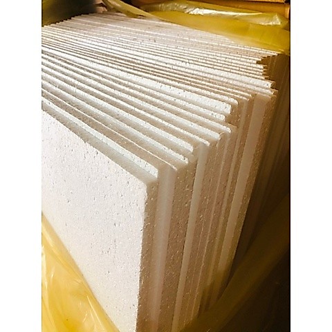 โฟมแผ่น หนา 10 mm EPS Foam เกรดลามไฟ(P Grade) ขนาด 60cm x 120cm  ราคาถูกจากโรงงาน 22 บาท/แผ่น (หนาแน่น 0.65 ปอนด์)