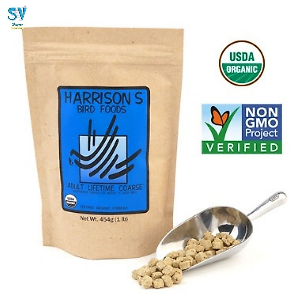 Harrison's Bird foods Adult Lifetime Fine  อาหารนกแฮริสัน อาหารนกขนาดเล็ก ขนาดกลาง 454 g.