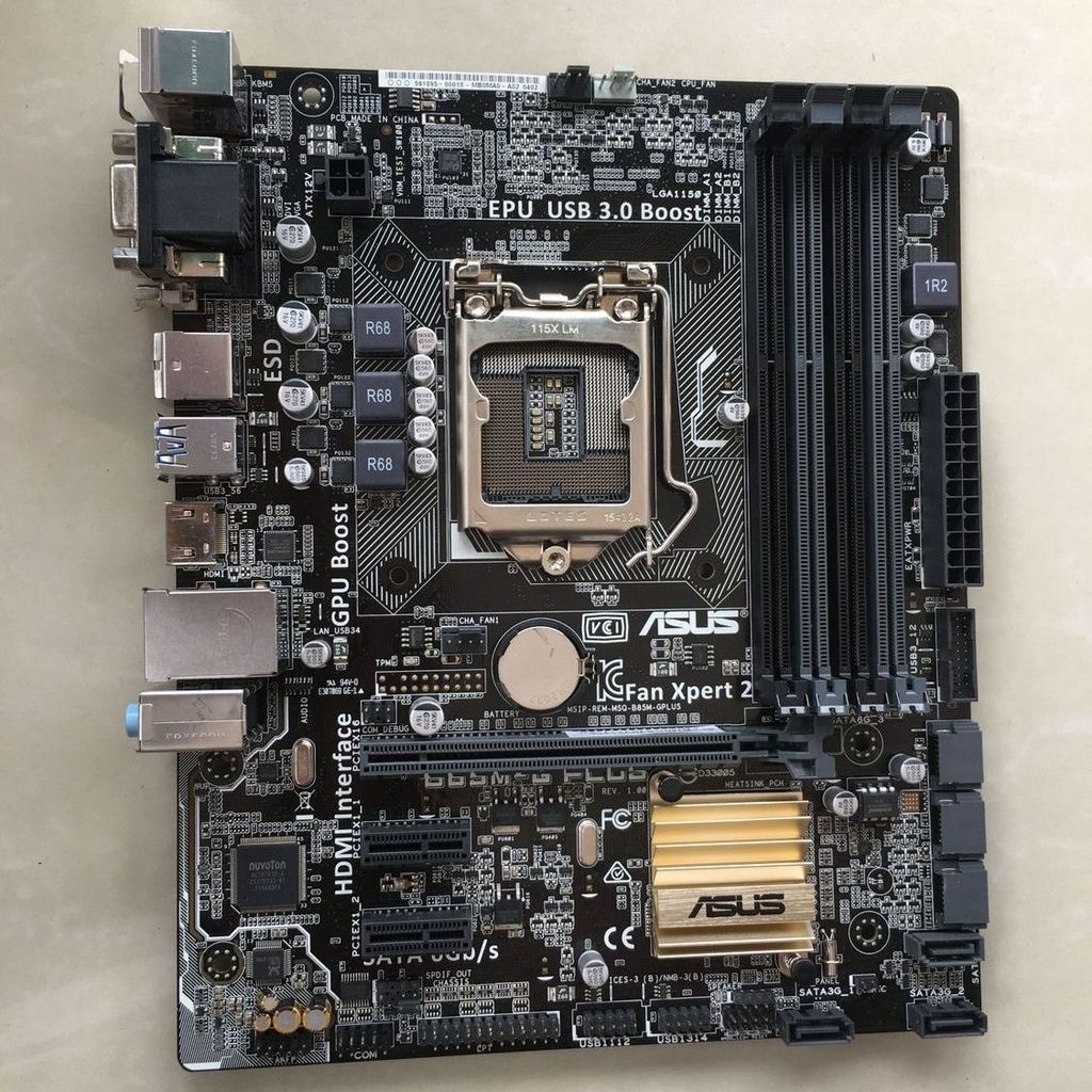 เมนบอร์ด Asus B85M-K B85-F รองรับ Intel 4th Generation i5, i7 e3 Series cpu หน่วยความจํารุ่นที่สาม
