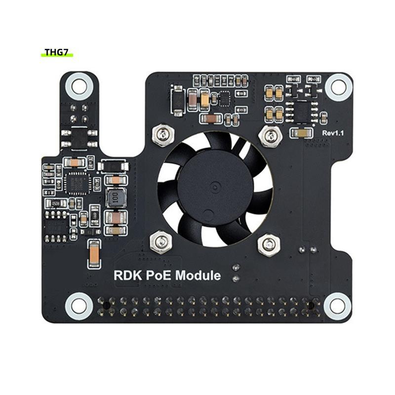 Belinda7สําหรับ RDK X5 PoE HAT พร้อมพัดลม + Heatsink สําหรับ D-Robotics RDK X5 เมนบอร์ด IEEE 802.3af