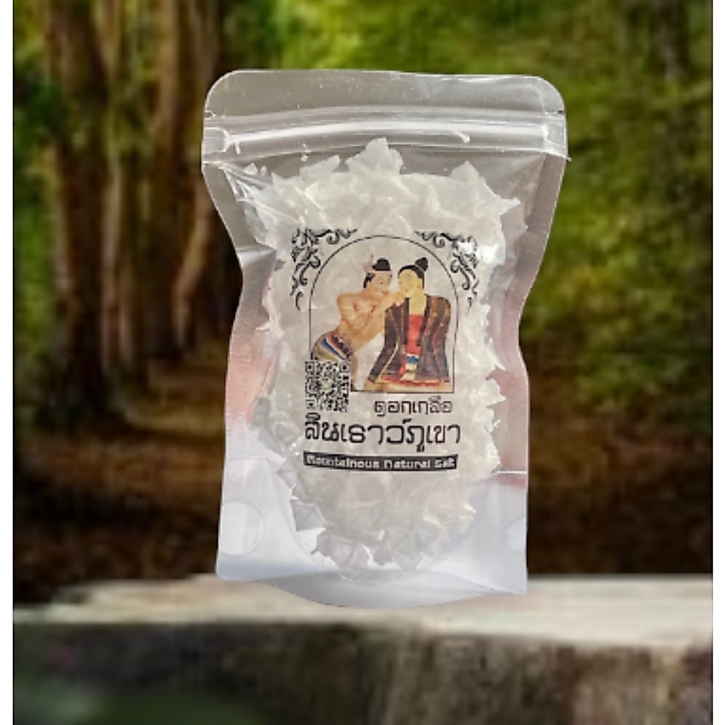 เกลือปรุงอาหาร ดอกเกลือจากธรรมชาติ ดอกใหญ่คัดพิเศษ เกลือลดโซเดียมจากผู้ผลิตที่บ่อเกลือ@น่าน สะอาดและปลอดภัย (มีใบ Cert.)