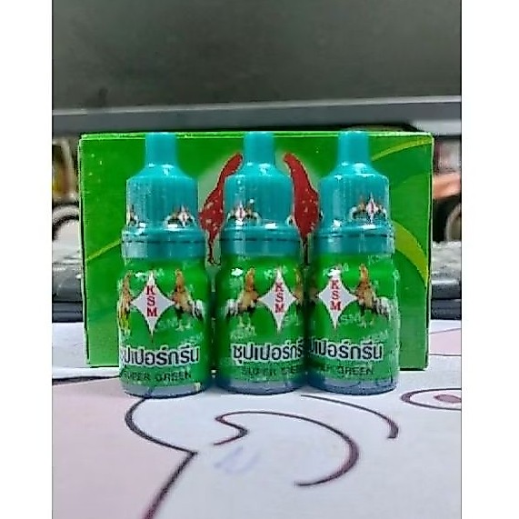 ซุปเปอร์กรีนเล็ก 3ขวด120บาท