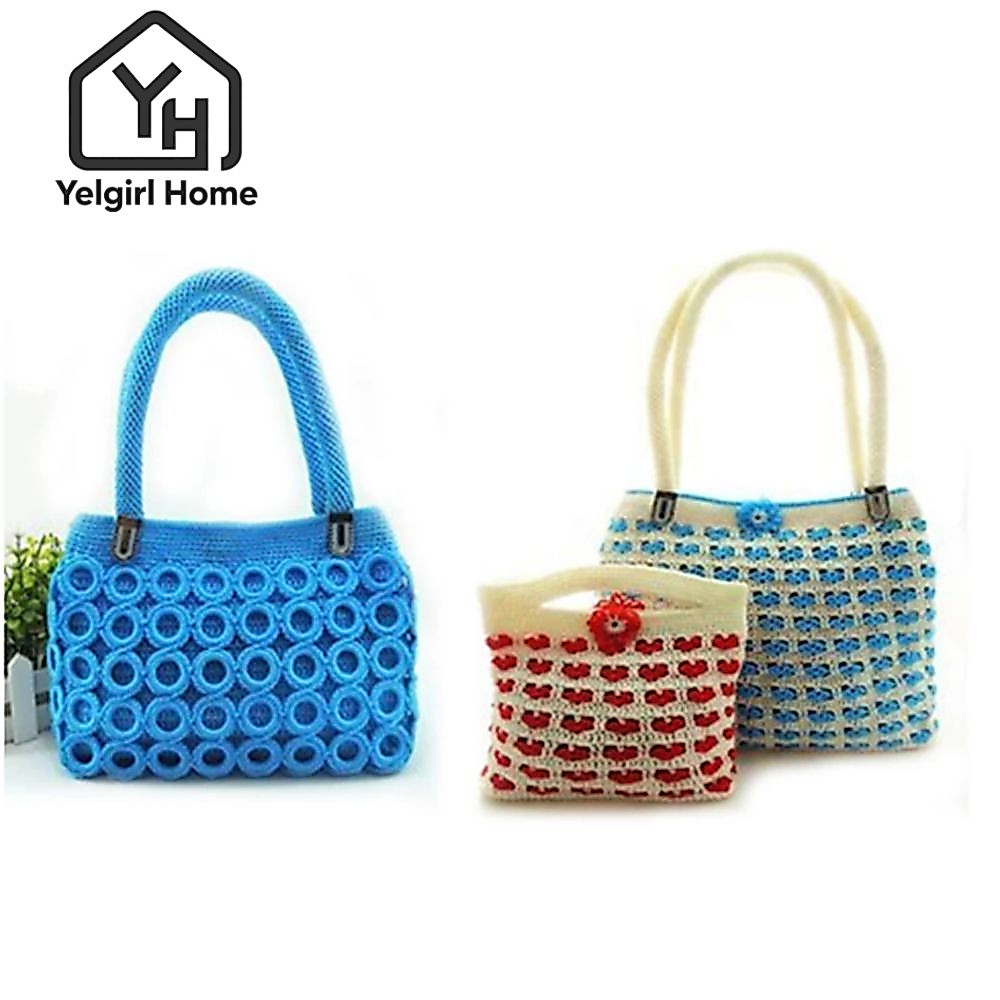 ผ้าตาข่ายพลาสติก สำหรับงานหัตถกรรม ถักตะขอ latchet hook งานฝีมือ DIY กระเป๋า โต๊ะเซ็ต Yelgirl