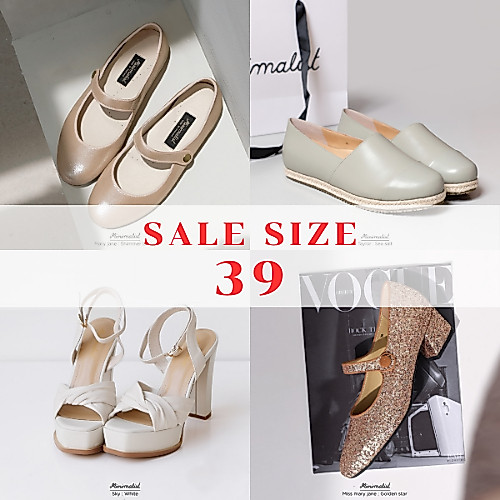 𝐌𝐈𝐍𝐈𝐌𝐀𝐋𝐈𝐒𝐓 รองเท้า Sale size 39 (มีแบบละคู่เท่านั้น‼) 🔥สินค้า sale อาจมีตำหนิบ้างเล็กน้อย