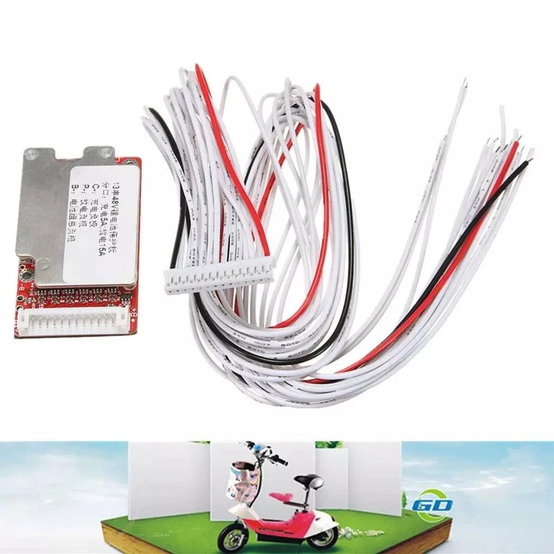 แบตเตอรี่ลิเธียม Li-ION, 13 Series, BMS Protection Pack สําหรับ 13S 48V / 54.6V 1 ชิ้น