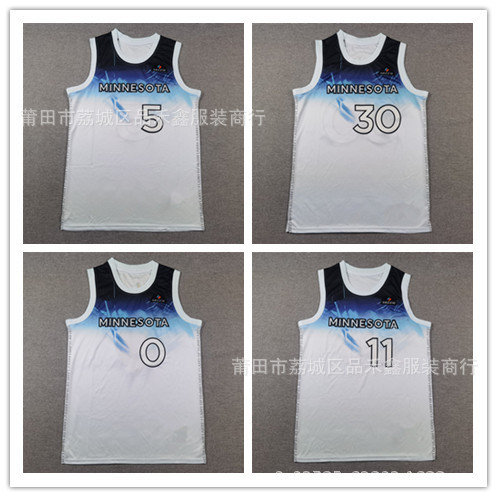 จัดส่งในวันเดียวกัน!!หมาป่าป่า เลขที่. 5 Edwards Jersey Edwards 30 11 0 ปัก City Edition Jersey