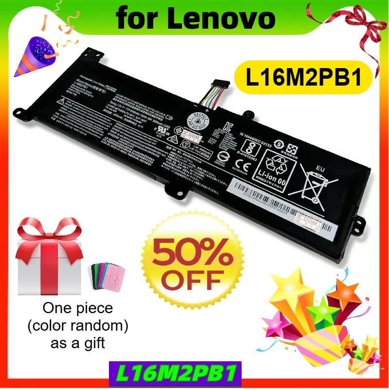 L16M2PB1 แบตเตอรี่แล็ปท็อปสําหรับ Lenovo Ideapad 320 S145 520 130 V320 V1 L17L2PF1 L17M2PB7 L16S2PB2
