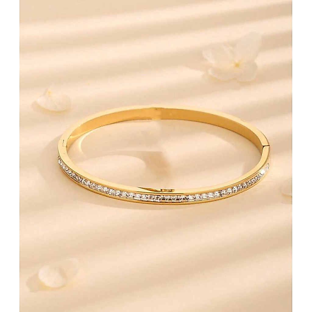 💎Gleaming💎 กำไลข้อมือประดับเพชร