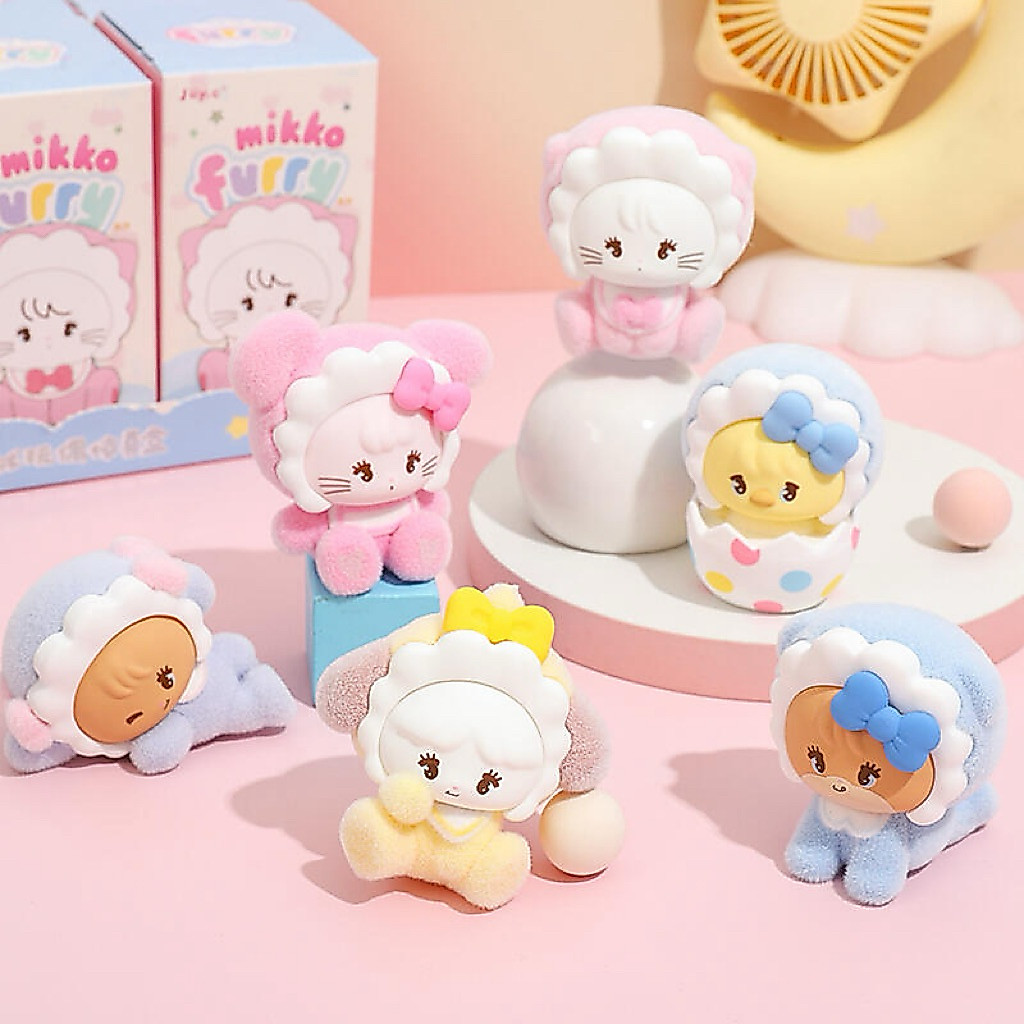 พร้อมส่ง Mikko Furry Series Plush Blind Box 🐑✨แบบจุ่ม