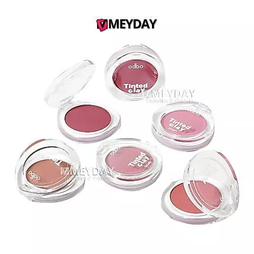 (OD1326) odbo Tinted Clay Blush โอดีบีโอ ทิ้นเท็ด เคลย์ บลัช บรัชออนเนื้อครีม 5 กรัม
