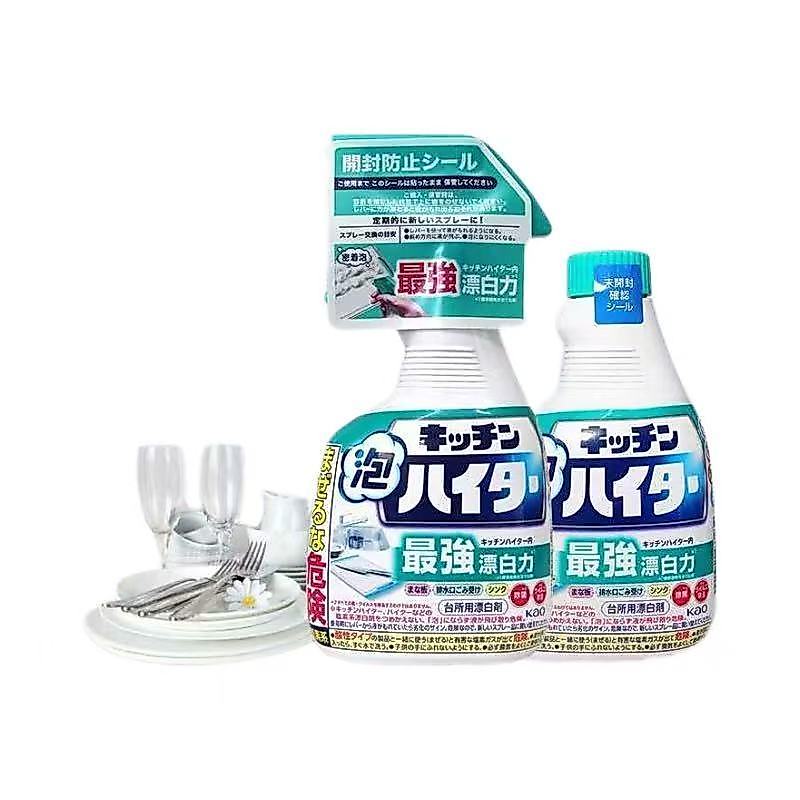 💎 Kao น้ำยาขจัดคราบห้องครัว 400ml 🧼 ฟอกขาว & ฆ่าเชื้อ ✅ ใช้ได้ทุกอุปกรณ์ครัว 🚚 ส่งภายใน 24 ชม.