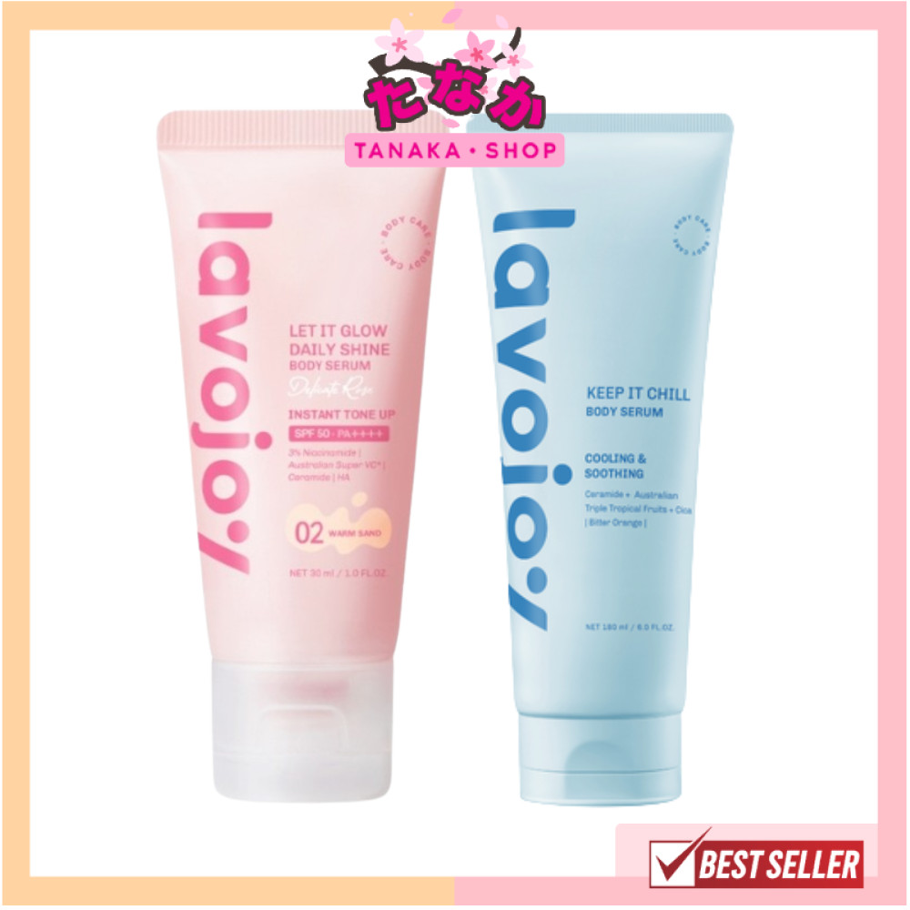 🔥แท้/ถูกที่สุด/ไลฟ์ทุกวัน🔥(1หลอด) lavojoy Let It Glow Daily Shine Body Serum 180ml. โทนอัพ