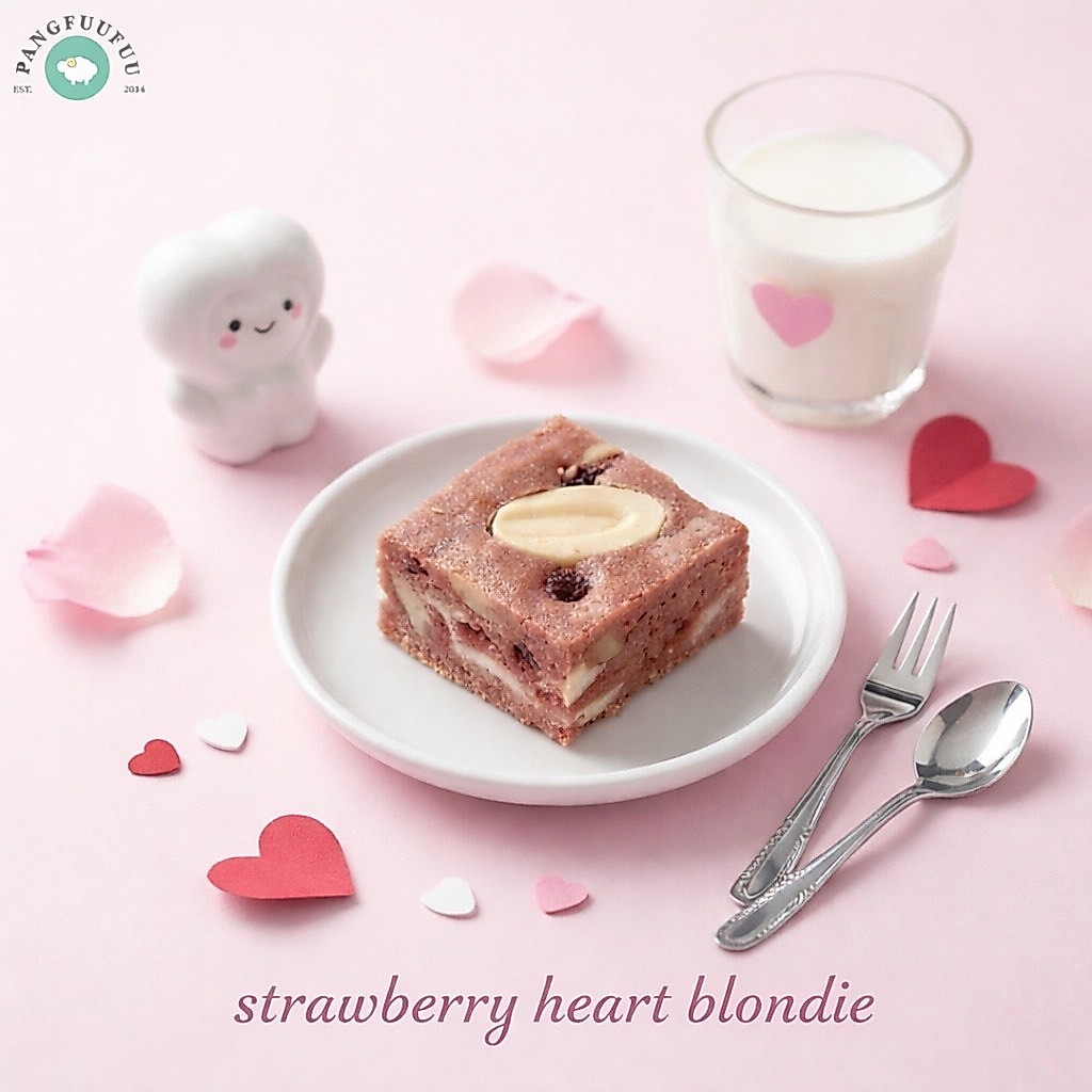 บลอนดี้ รสสตรอว์เบอร์รี่ Strawberry Heart Blondie l Pangfuufuu