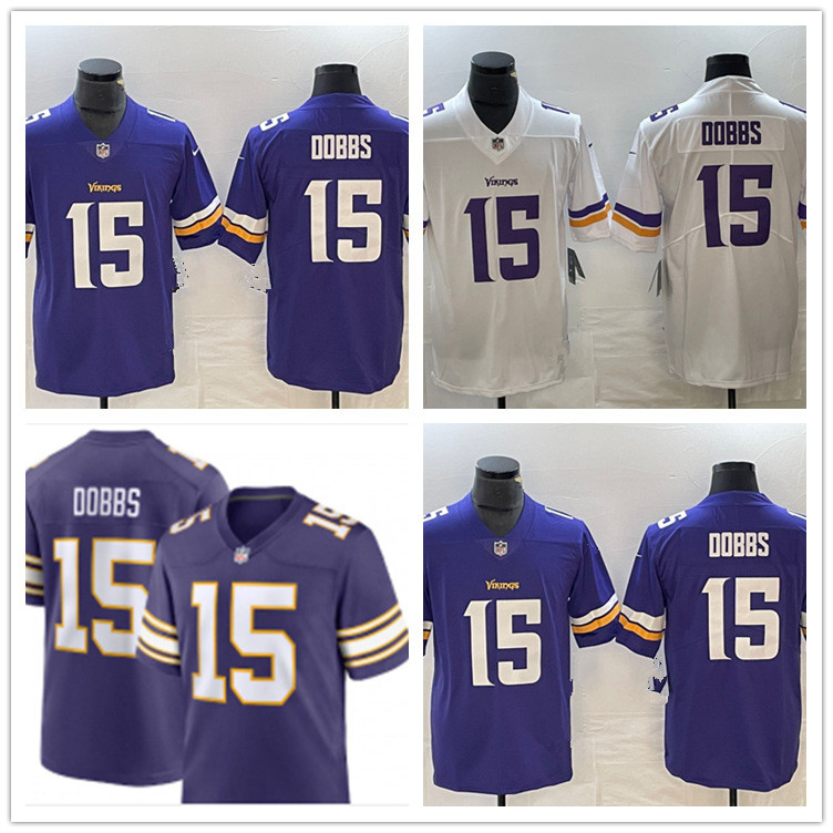 จัดส่งในวันเดียวกัน Minnesota Vikings Minnesota Vikings Rugby Jersey 15-DOBBS Jersey