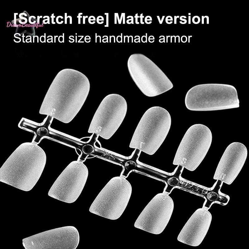 <ดีบีเอฟ-ที> 100ชิ้นกดบนเล็บเคล็ดลับเต็มปกบางเฉียบเล็บปลอมแพทช์เล็บเจลระบบขยายใสเล็บปลอมอุปกรณ์ศิลปะใหม่ - รูปที่ 5